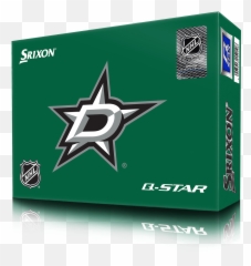 Q - STAR 5 NHL Logo Golf Balls Dallas Stars png