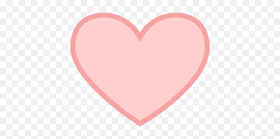 Heart Icon In Office S Style - Transparent Pastel Heart Png,Black Heart Icon Png