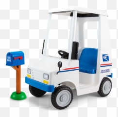 Usps Mail Delivery Truck Ride - On Toy Ages 35 years Kid Trax Usps png
