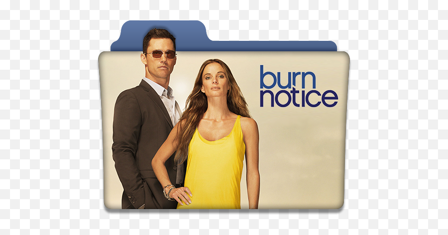 Burn Notice 2007 Folder Icon - Designbust Burn Notice Season 5 Png,V For Vendetta Folder Icon