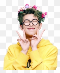 Which Bts Member Is The Closest One To Megan Thee Stallion - Rap Monster Cute png