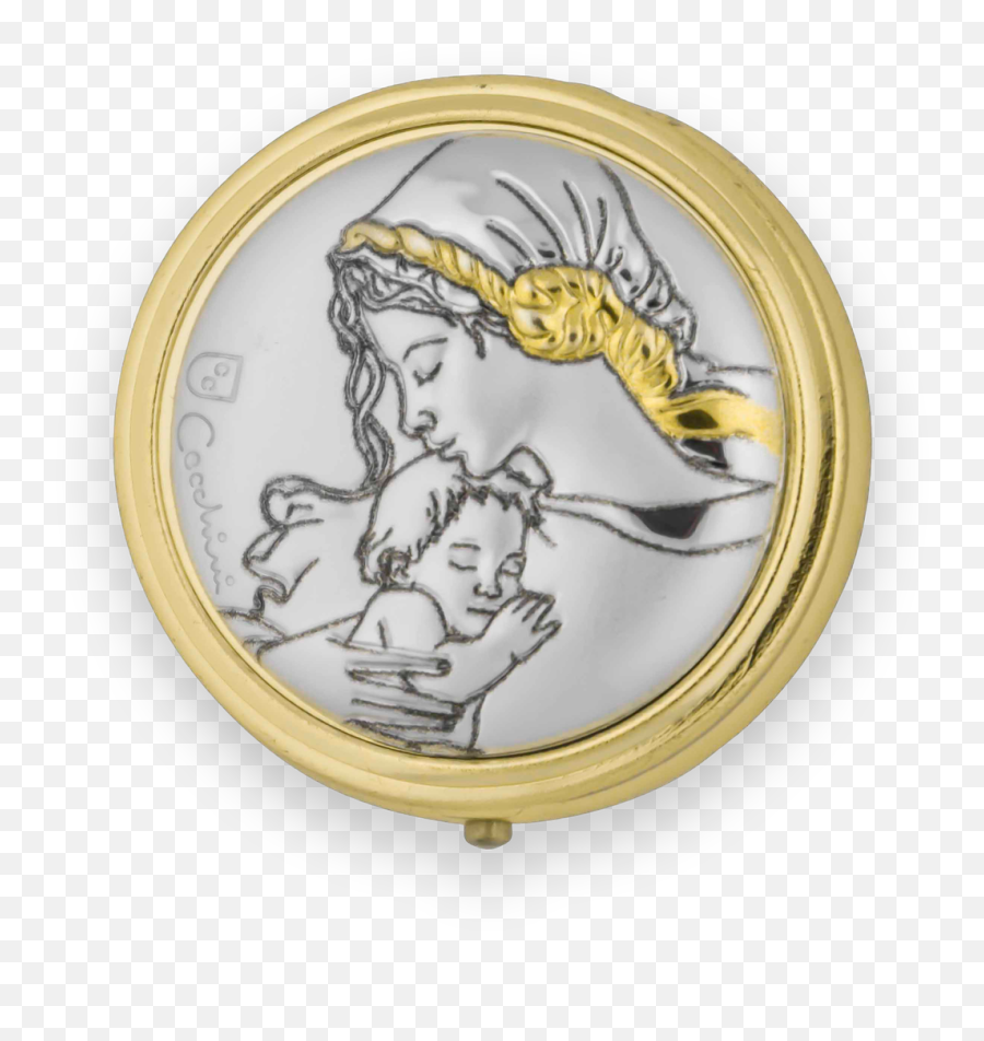 Madonna And Child Pyx - Emblem Png,Madonna Png