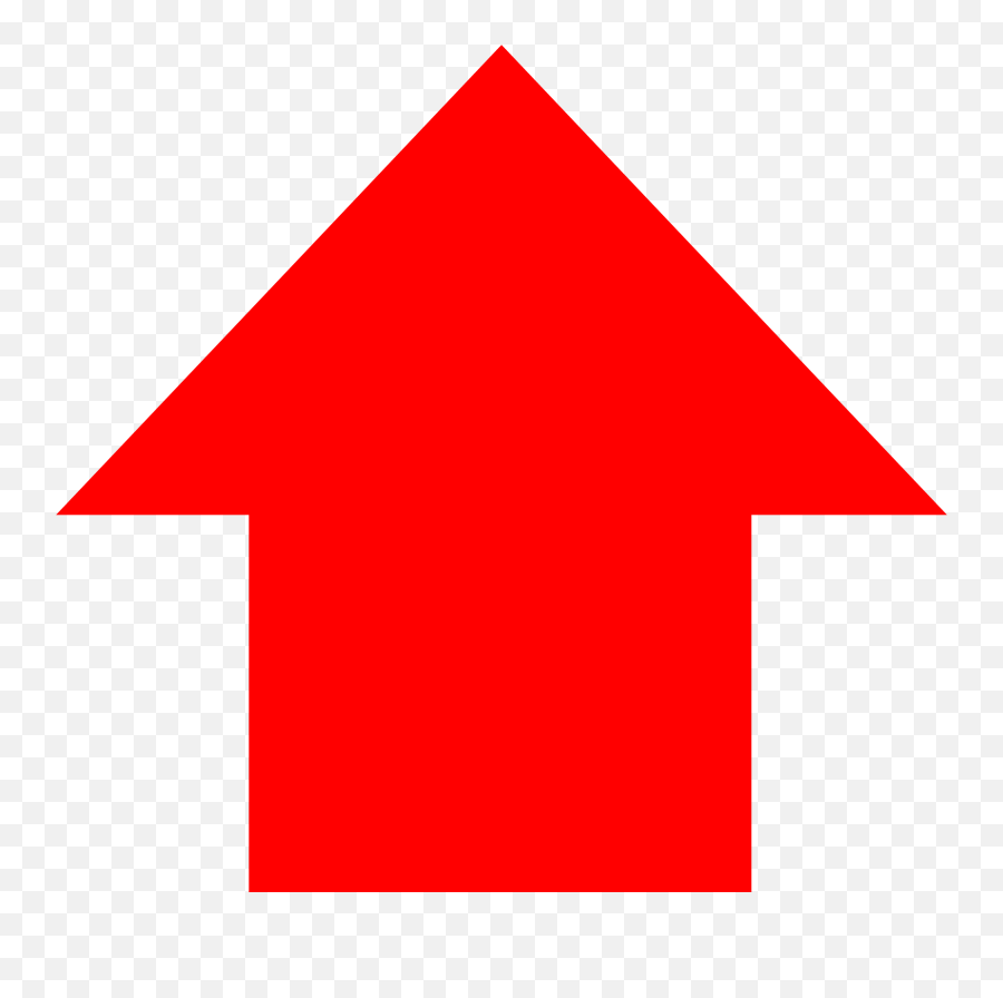 Red Arrow Up Png 3 Image - Clip Art,Red Arrow With Transparent Background