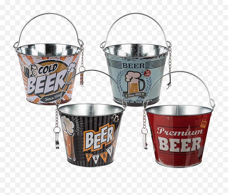 Download Beer Bucket Png Image With - Cubos De Metal Para Bebidas,Beer Bucket Png