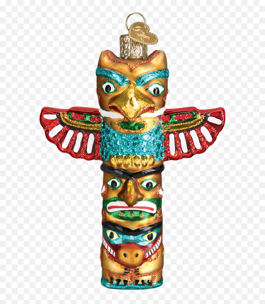 Totem Pole Ornament Native American - Totem Pole Ornament Png,Totem Pole Png