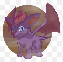 A Litleo And Zubat - Cartoon Png,Zubat Png