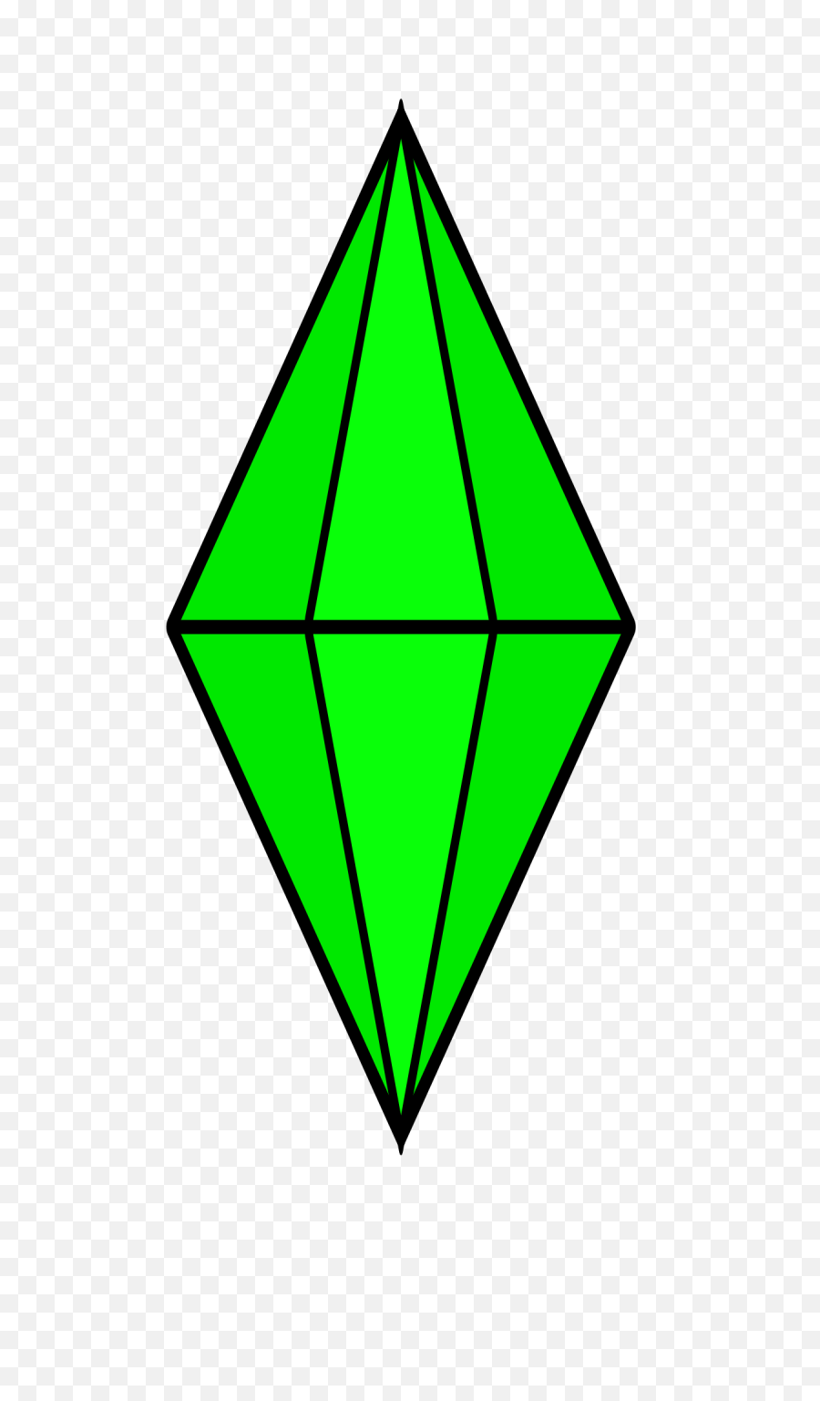 Sims Diamond Png 3 Image - The Sims,Diamond Outline Png