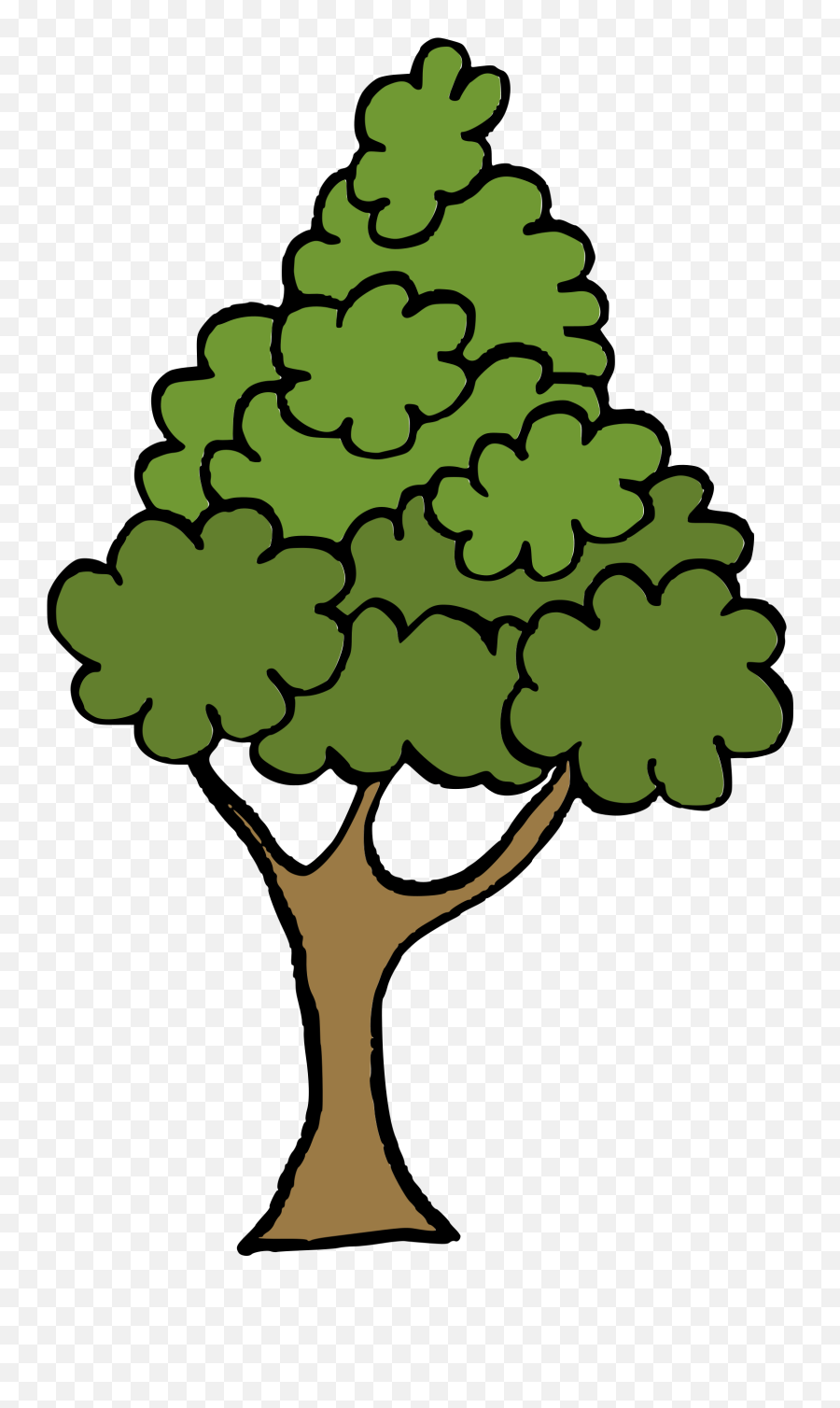 Tree Vector Svg Png Transparent - Clip Art,Cartoon Tree Png