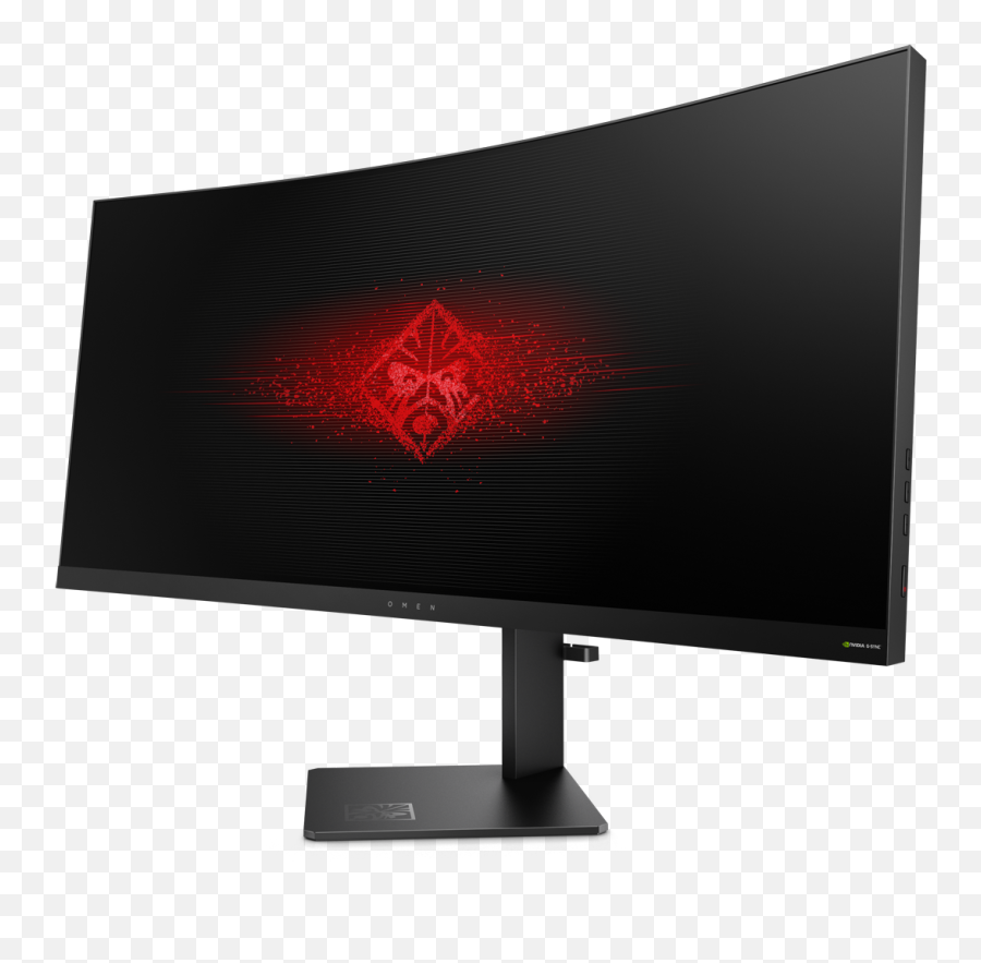 Hp New Omen X 35 Gaming Monitor - Notebookchecknet News Hp Omen Gaming Monitor Png,Computer Monitor Png