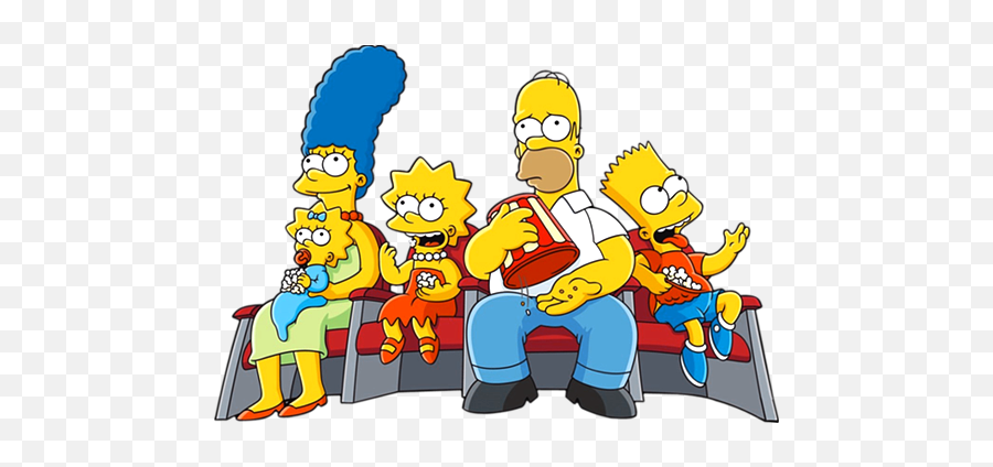 Homer Simpson Marge Maggie Bart - Cartoon Network Yellow Cartoon Png,Bart Simpson Transparent