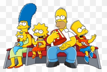 Homer Simpson Marge Maggie Bart - Cartoon Network Yellow png