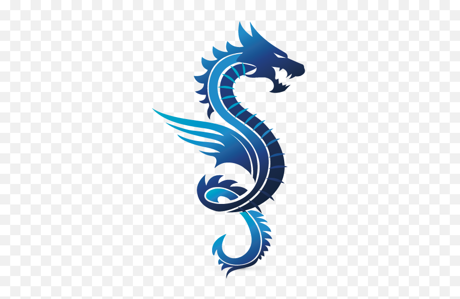 Dragon Tattoo - Logo Blue Dragon Png,Dragon Logos