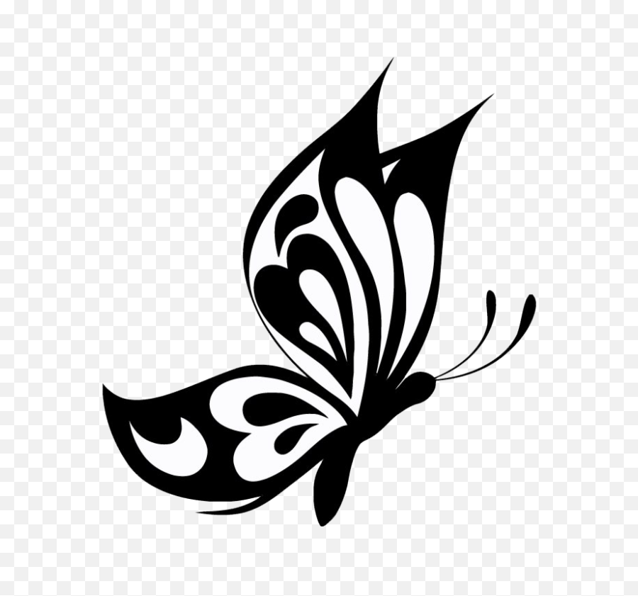 Butterfly Black Vector Png - Transparent Butterfly Vector Png,Butterfly Vector Png