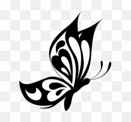 Butterfly Black Vector Png - Transparent Butterfly Vector Png,Butterfly Vector Png