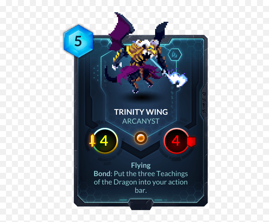 Trinity Wing - Official Duelyst Wiki Keeper Of The Vale Duelyst Png,Dragon Wings Png