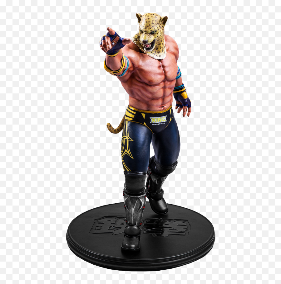 King - Dark Resurrection Statue Statue Street Fighter King Tekken Statue Png,Tekken 7 Png