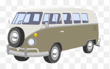 Camper Van Vector Image Free Svg - Campervan Cartoon White Background Png,Camper Png
