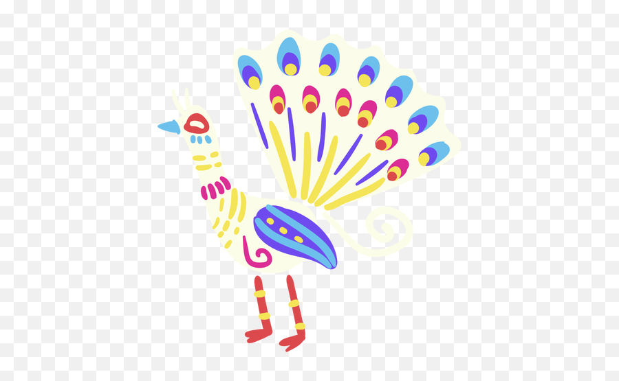 Flat Peacock Mexican - Transparent Png U0026 Svg Vector File Illustration,Peacock Png