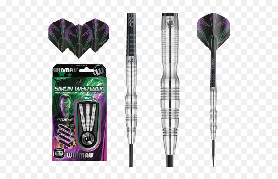 Winmau Dart Board Prism Simon Whitlock 90 Tungsten Darts - Simon Whitlock Darts For Sale Png,Dart Png