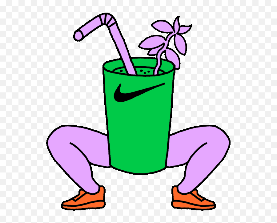 Smoothie Sticker By Nike Training Club - Clip Art Png,Nike Just Do It Png