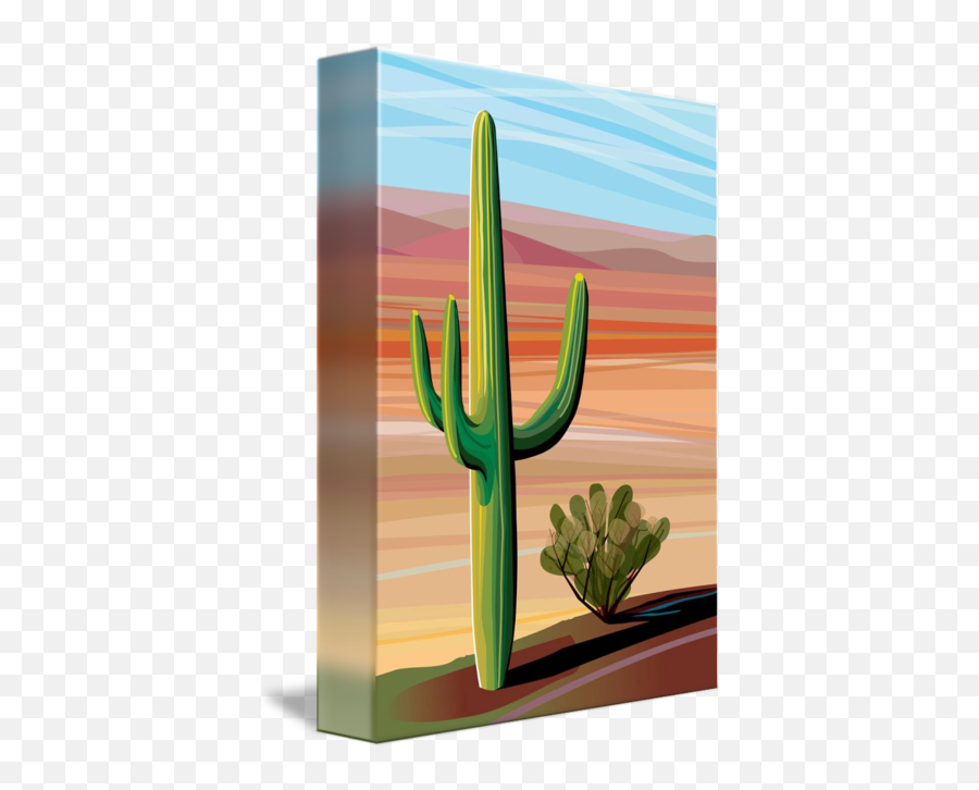 Sonora Desert Saguaro By Charles Harker - Hedgehog Cactus Png,Saguaro Png