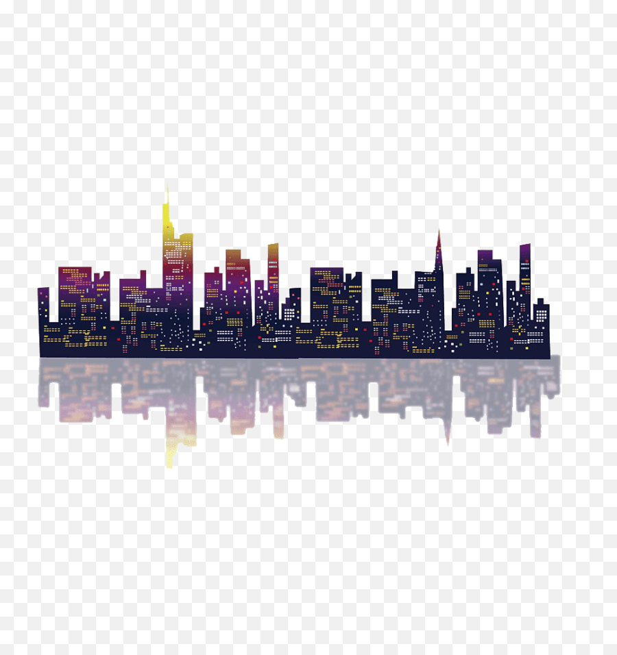 Pretty Night City Png Image - Night City Silhouette Png,Pretty Png