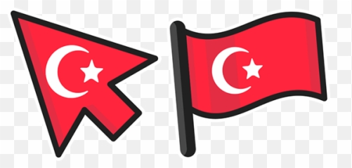 Turkey Flag Cursor - png