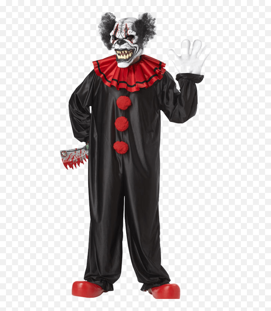Scary Clown Transparent Background - Halloween Costume Png,Clown Transparent Background