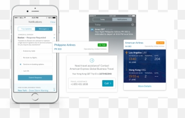 Business Travel App American Express Global - Screenshot png