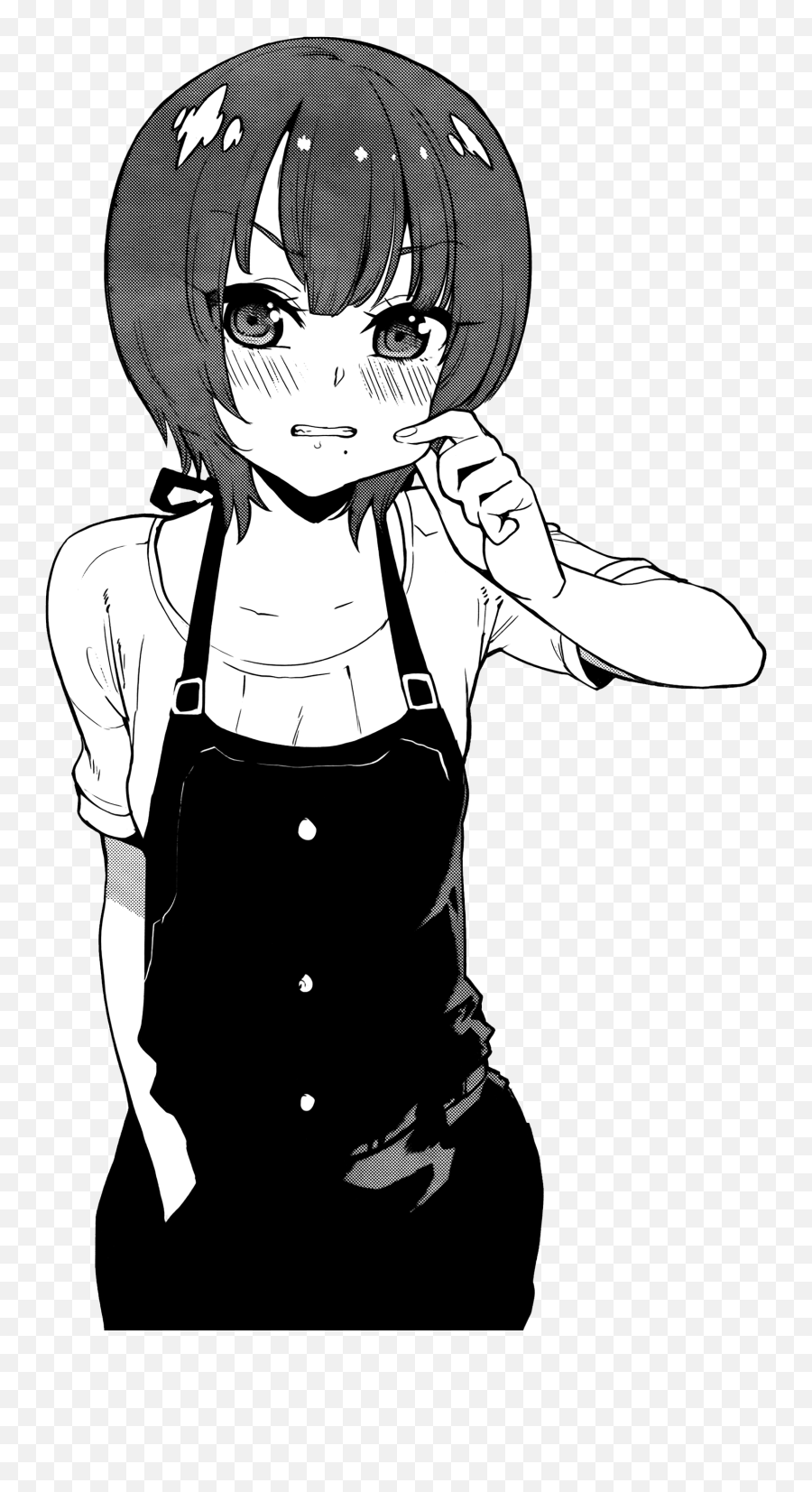 Hd Mizuki Suzushiro Boku Girl Png - Manga Girl Short Hair,Anime Lines Png