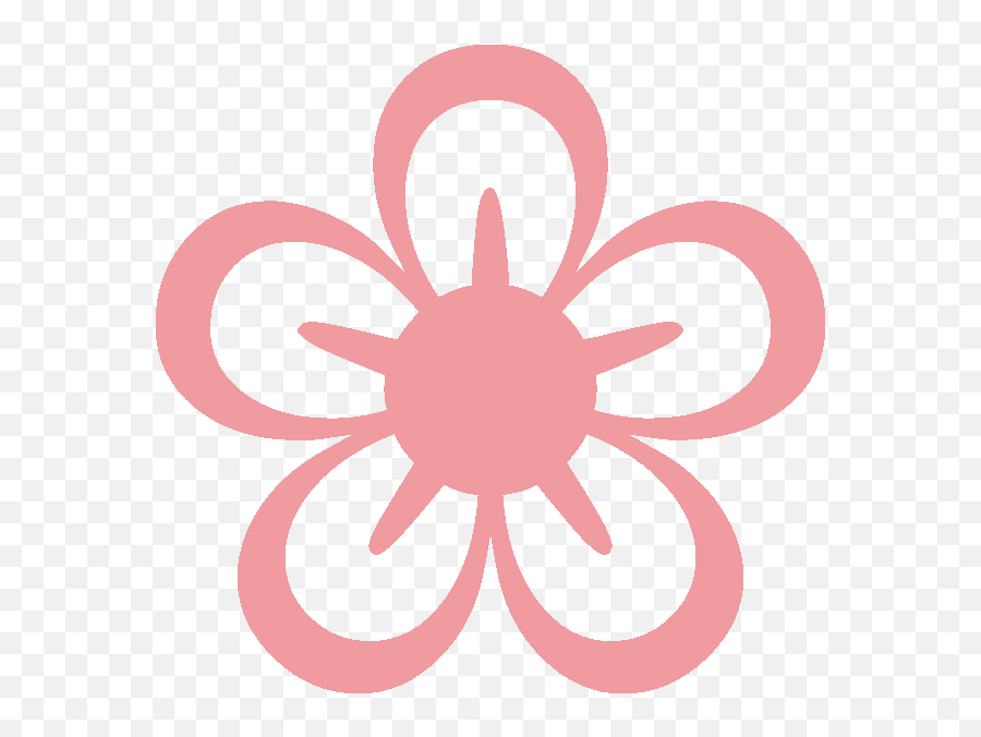 Flowerit 5 Pink - 5 Petal Flower Clip Art Png,Pink Png