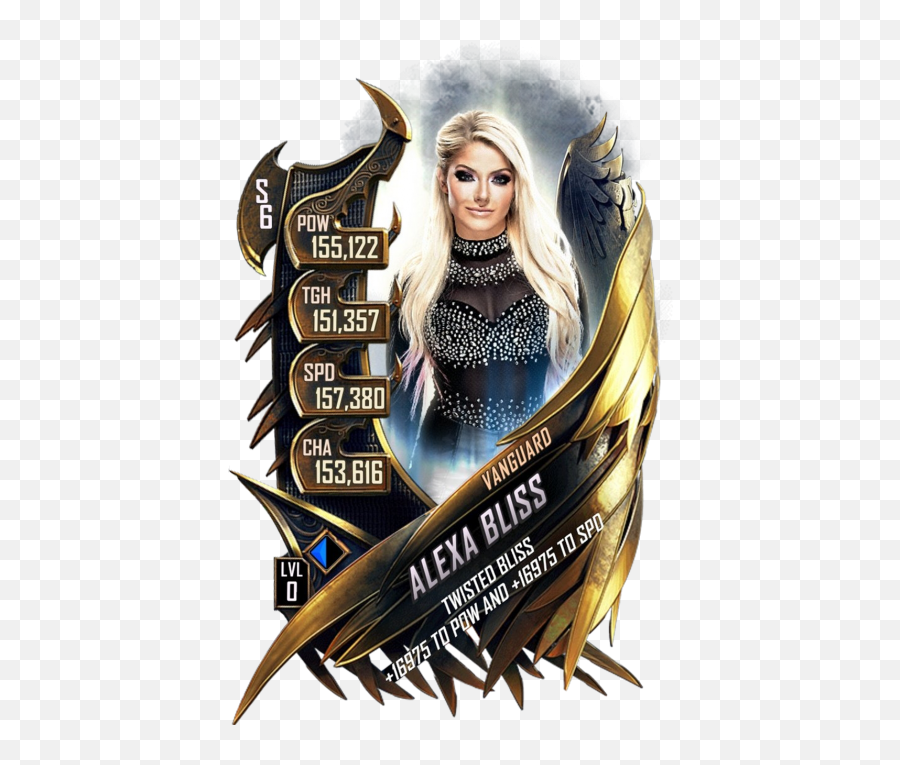 Alexa Bliss - Wwe Supercard Season 2 Debut Wwe Supercard Wwe Supercard Vanguard Cards Png,Alexa Bliss Png