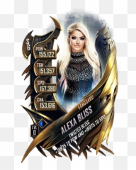 Alexa Bliss - Wwe Supercard Season 2 Debut Wwe Supercard Wwe Supercard Vanguard Cards Png,Alexa Bliss Png