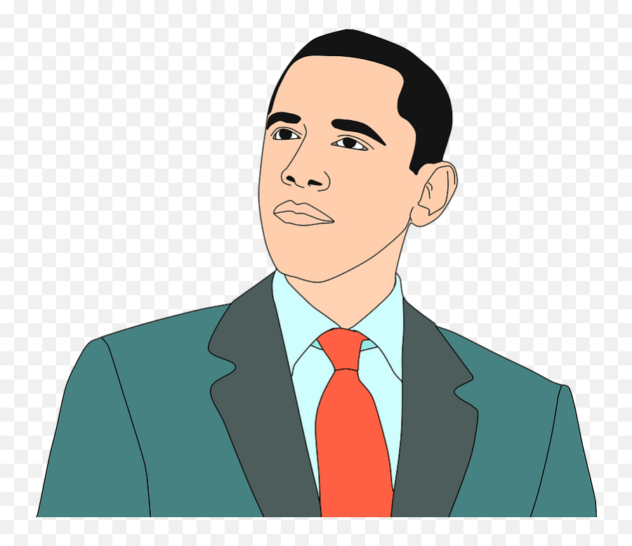 Barack Obama Portrait Clipart - Clipart Of Barack Obama Png,Obama Png