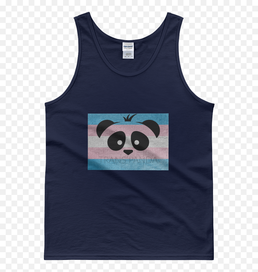 Classic Trans Flag Panda Muscle Tank - Sleeveless Png,Trans Flag Png