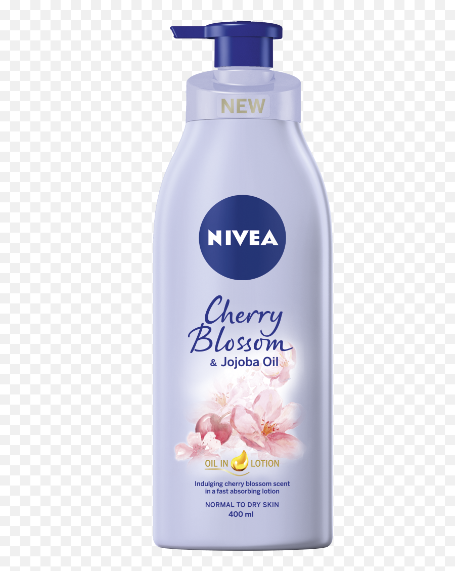 Lotion Bottle Png Picture - Nivea Cherry Blossom And Jojoba Oil Oil,Lotion Png