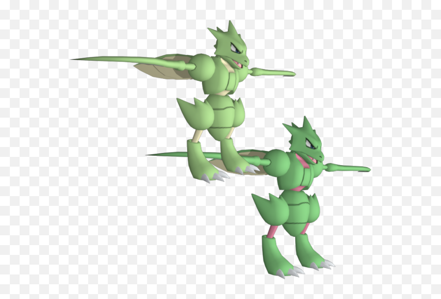 Scyther Free 3d Model - Scyther 3d Png,Scyther Png