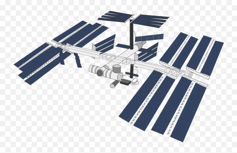 International Space Station Clip Art - International Space Station Cartoon Png,Space Station Png