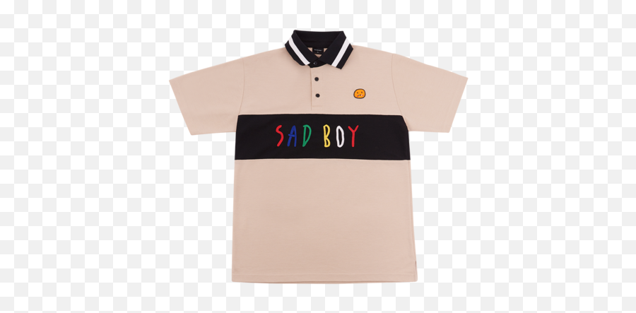 Tan Polo Shirt - Fuxury Sad Boy Png,Sad Boy Logo