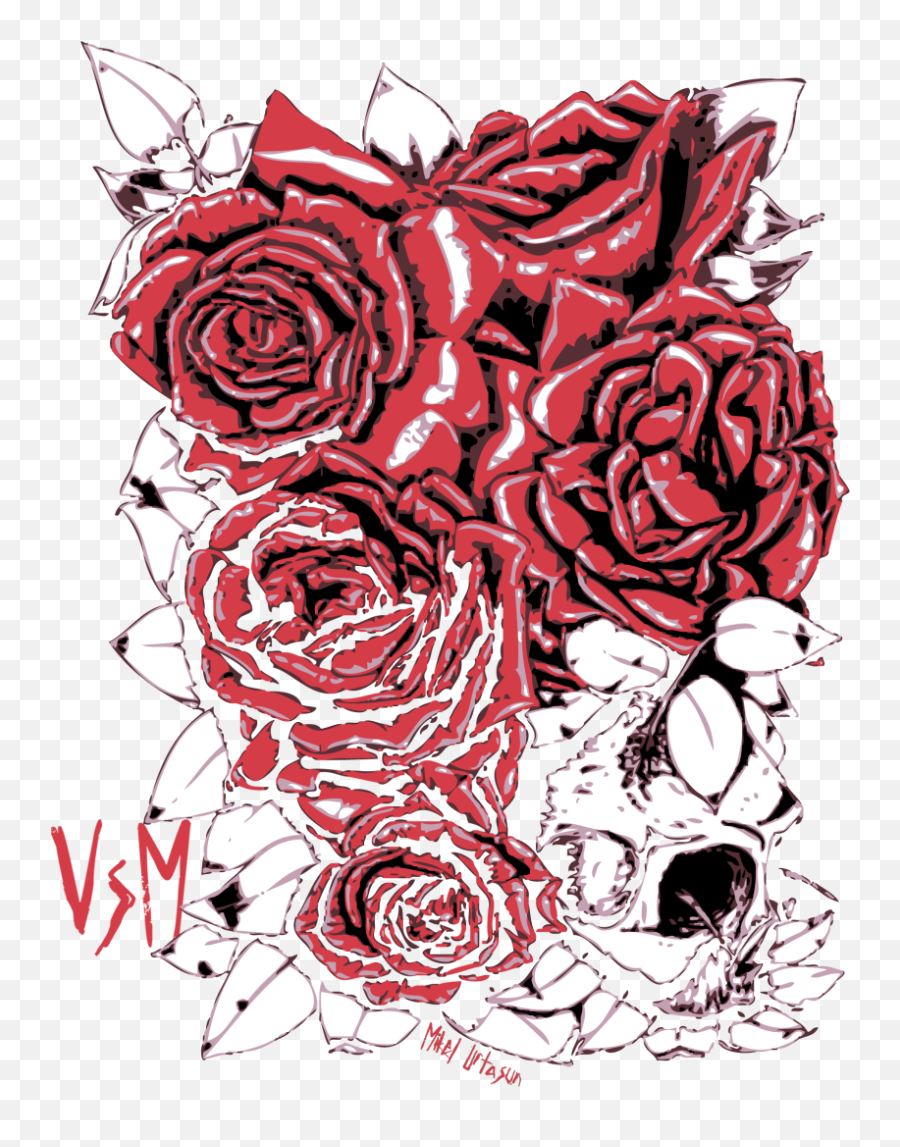 Vsm Domestika - Floral Png,Rosas Rojas Png