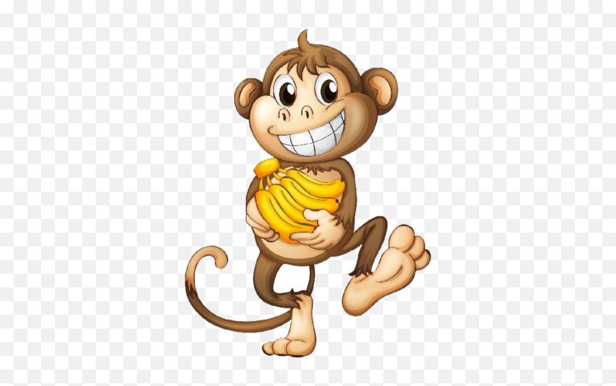Cute Cartoon Monkey Png Transparent - Transparent Cartoon Monkey Png,Monkey Transparent Background