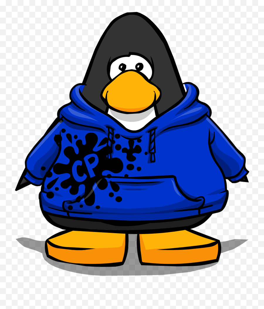 Download Hd Blue Cp Logo Splatter - Club Penguin Ghost Club Penguin Blue Jacket Png,Club Penguin Logo