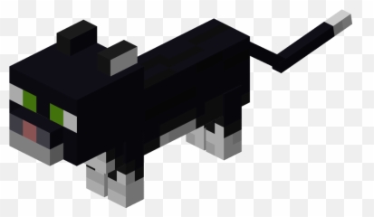 Cat U2013 Official Minecraft Wiki - Gato Preto png