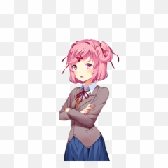Check Out This Transparent Doki Literature Club Natsuki Png