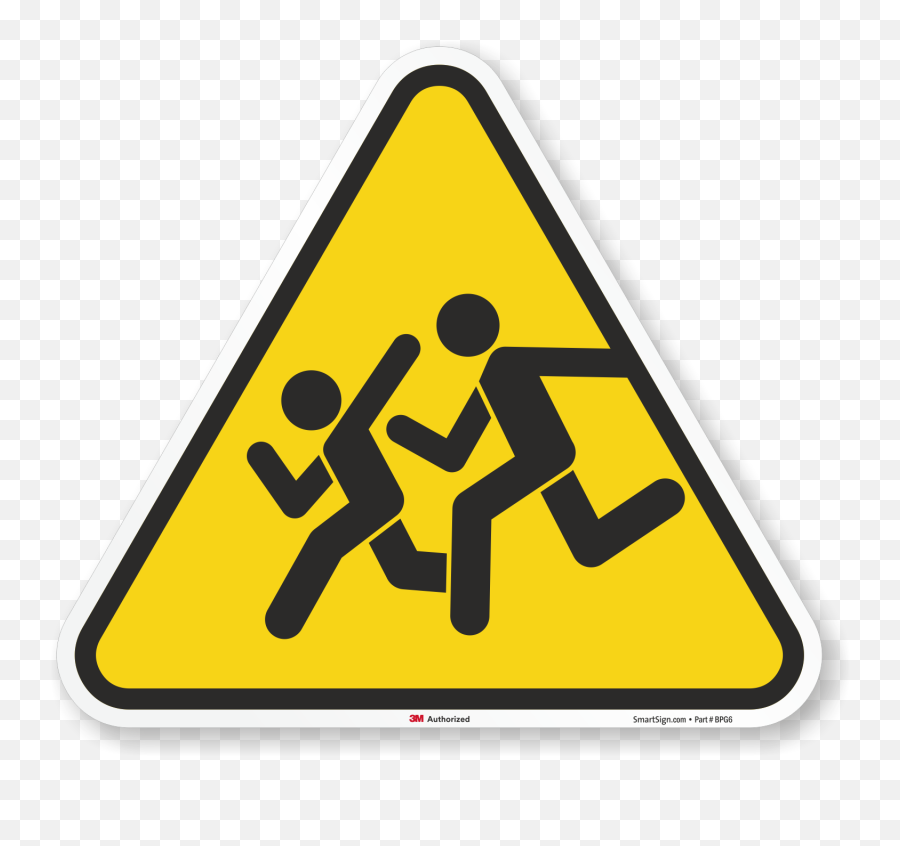 Pedestrians Children Crossing Sign - Road Crossing Symbol Png,Warning Triangle Icon