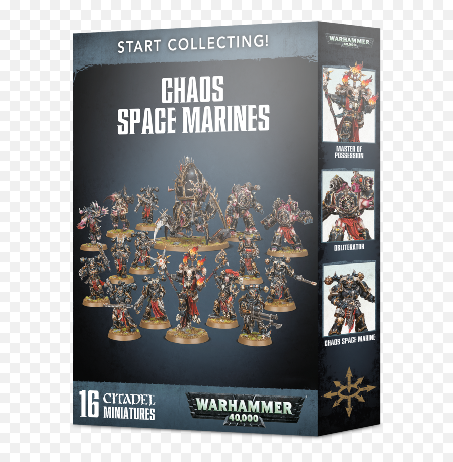 Warhammer 40k - Start Collecting Chaos Marines Png,Warhammer Chaos Icon
