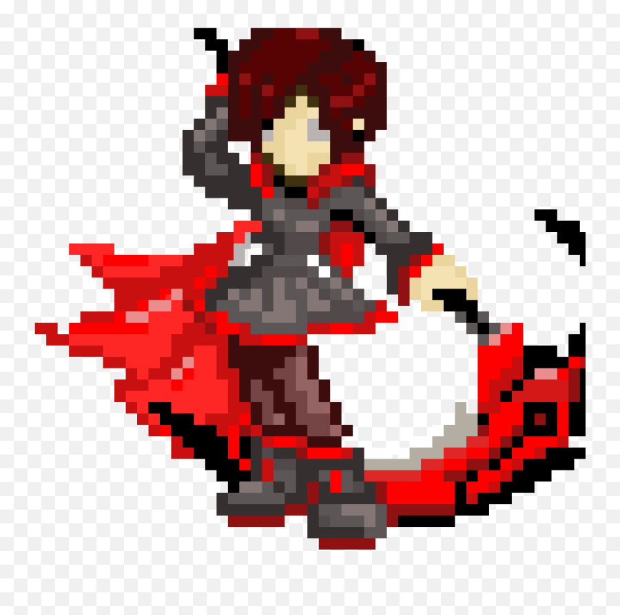 Png Download - Rwby Ruby Pixel Art,Rwby Png