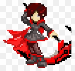 Png Download - Rwby Ruby Pixel Art,Rwby Png