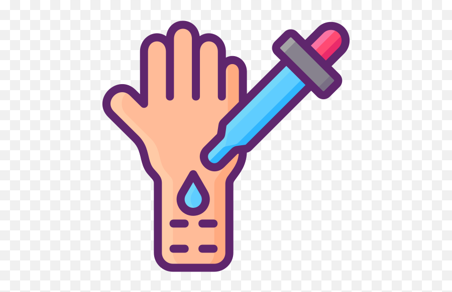 Skin Prick Test - Free Healthcare And Medical Icons Skin Prick Test Icon Png,Medical Test Icon