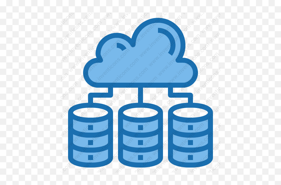 Download Cloud Database Vector Icon Inventicons - Icon Cloud Database Png,Font Awesome Database Icon